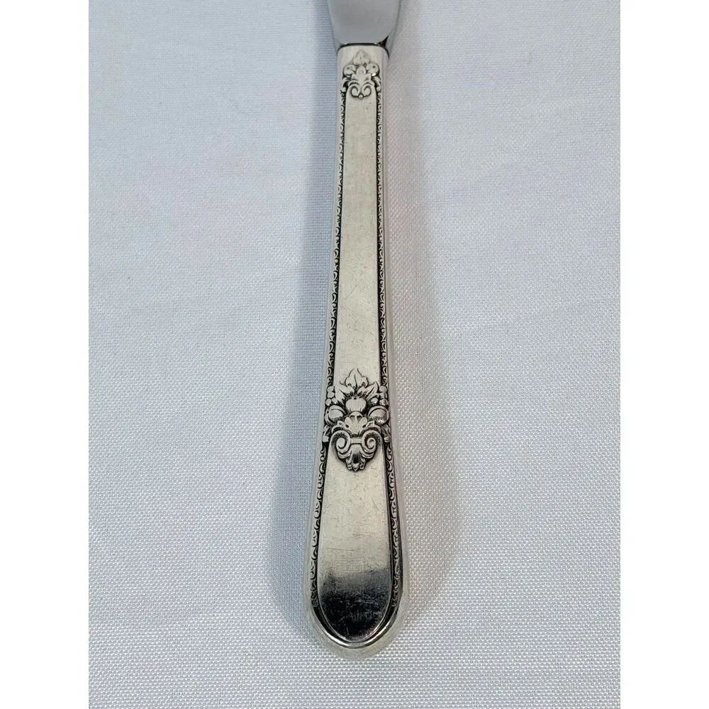 1847 Williams Rogers ADORATION Dinner Knives SET OF 12 Silver Plate Stainless